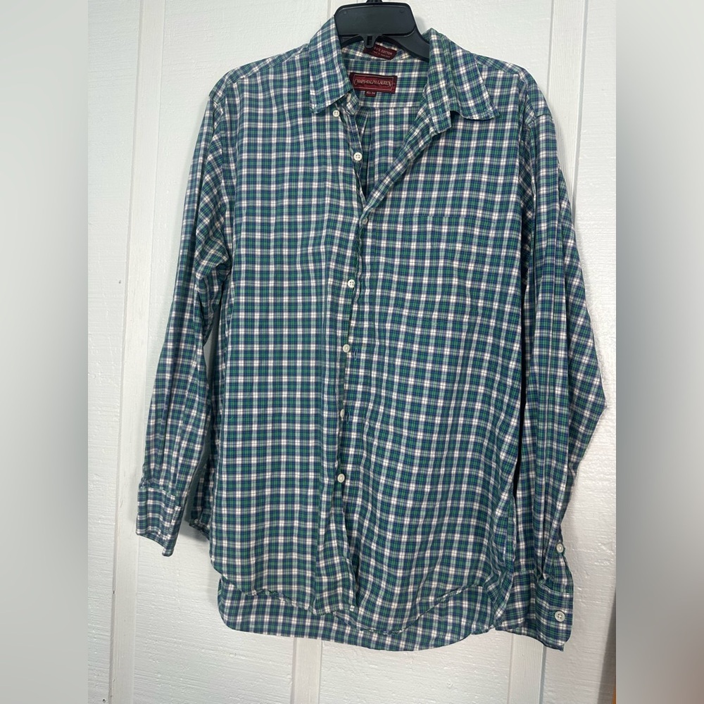 Chaps Men’s Long Sleeve Button Down Shirt Size 16.5-34 EUC